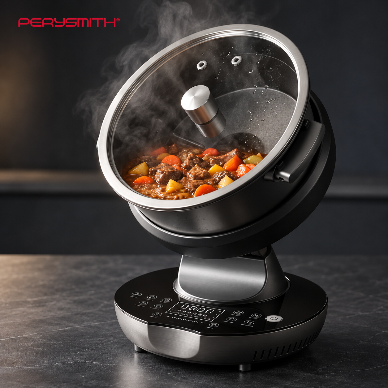 【2026 热门 AI 智能烹饪锅推荐】PerySmith Robot Chef AI20 自动炒菜机功能介绍